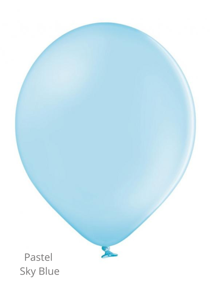 Balon błękitny pastel SKY BLUE 30cm